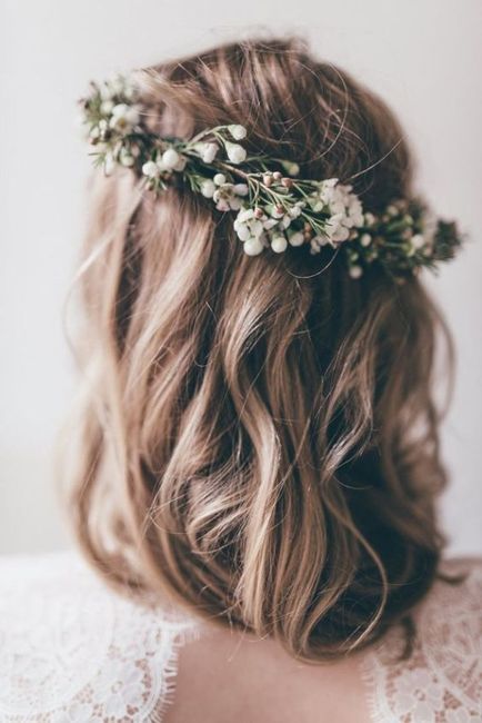 B. Penteado de noiva