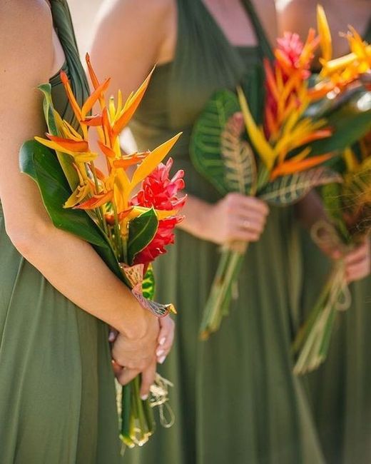 Damas de honor com ou sem ramo? 