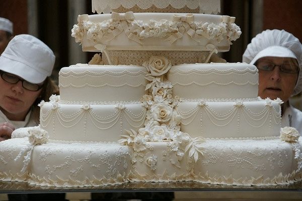 Bolo de casamento de Kate e William