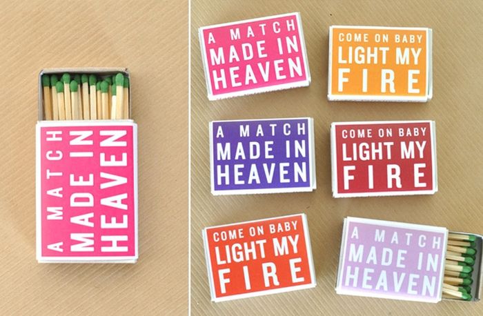 Fósforos personalizados