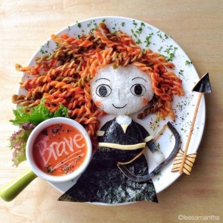 arte na comida 