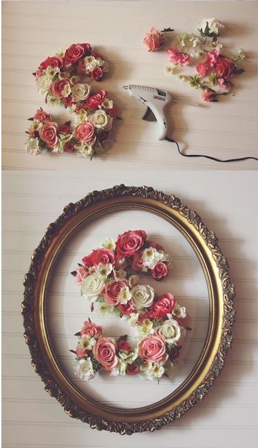 Diy letras de flores 3