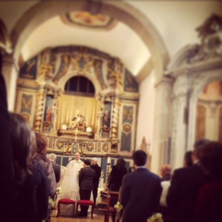 Na igreja 
