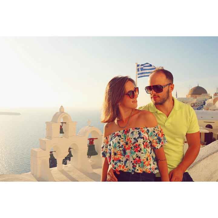 Lua de mel em santorini - 1