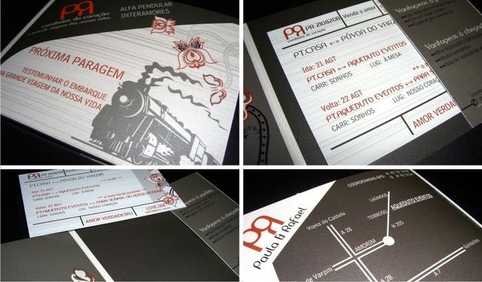 Convites com o tema Comboios 12