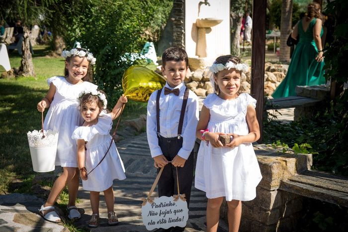 Inspiração Original: Entrada meninos alianças 👦👧 4