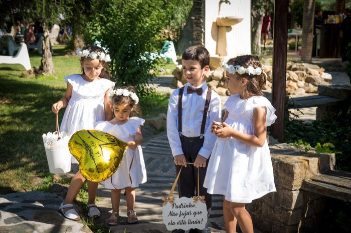 Inspiração Original: Entrada meninos alianças 👦👧 5