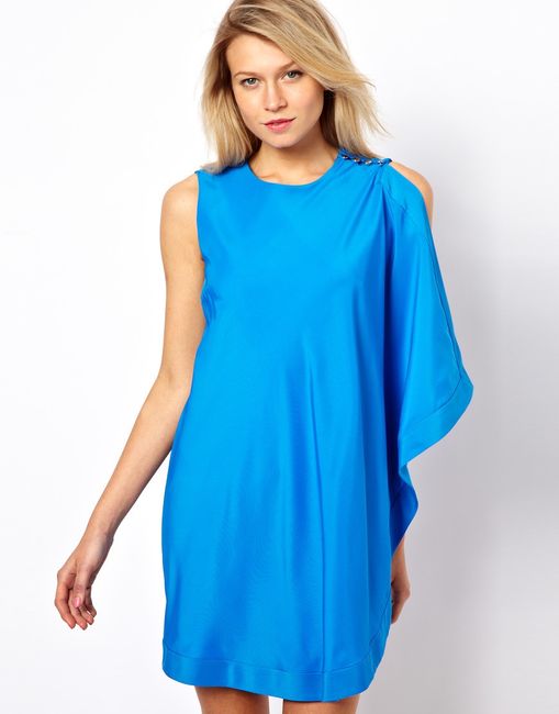TB blue dress frente