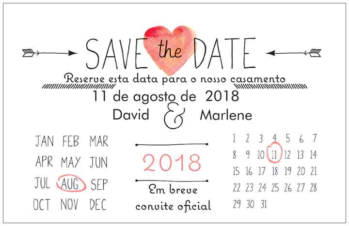 Save the date check - 1