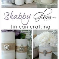 ideias de decoraçao com umas simples latas de conserva ;)