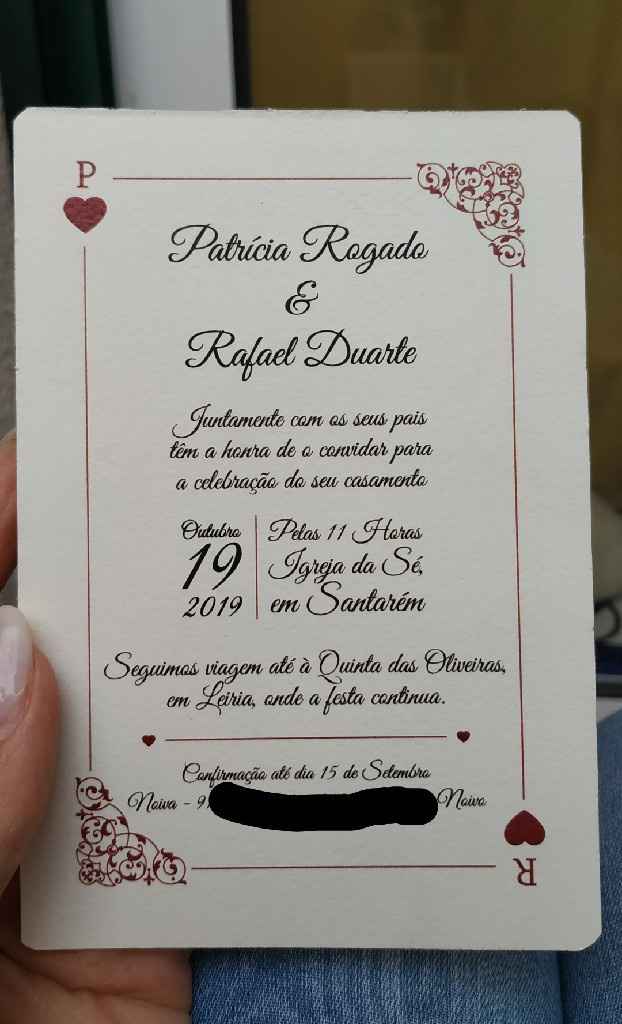 Convites casamento - 1