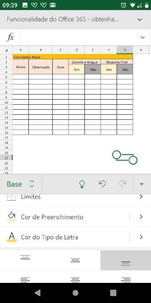 Organizar entrega de convites e respostas - 1