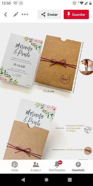 Sugestões decoração envelope convites - 1