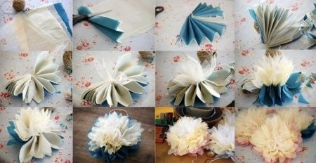 Flores feitas à mão