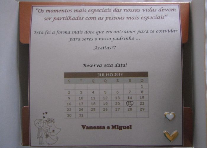 Ao abrir a caixa, tinha esta mensagem