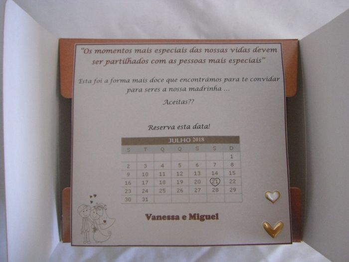 Ao abrir a caixa, tinha esta mensagem