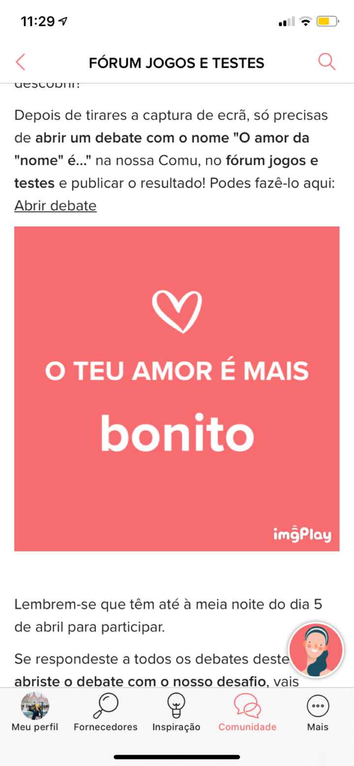 o amor da Sara é.... - 1