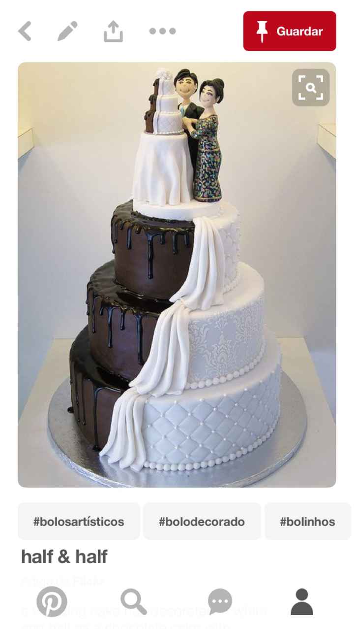 Half & half wedding cake: apaixonada! - 5