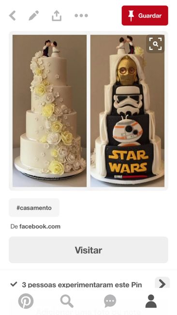 Half & half wedding cake: apaixonada! - 2