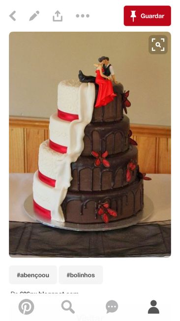 Half & half wedding cake: apaixonada! - 3