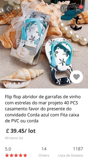  Lembranças tema Praia - 1