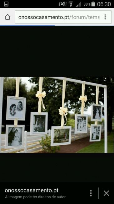 10 centros de mesa feitos com fotos - 1