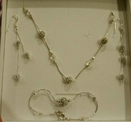 Colar brincos tiara - 1