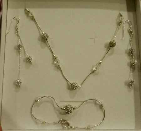 Colar brincos tiara - 1