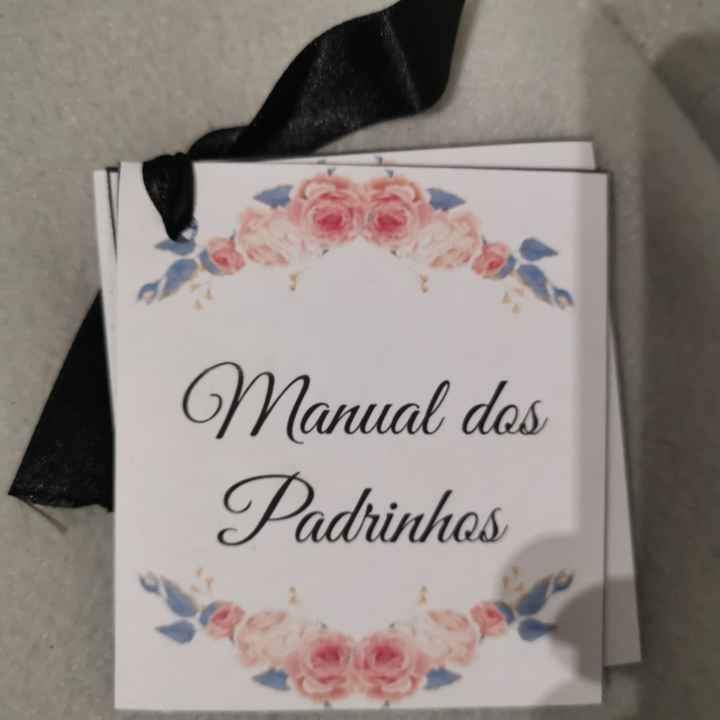 Caixa presente padrinhos/madrinhas - 1
