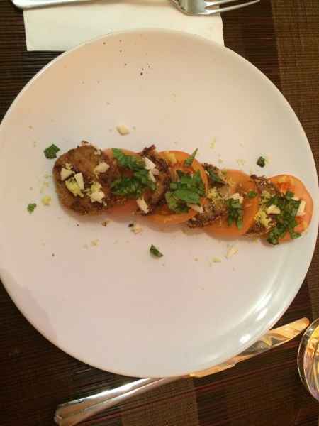 Salada tofu com tomate