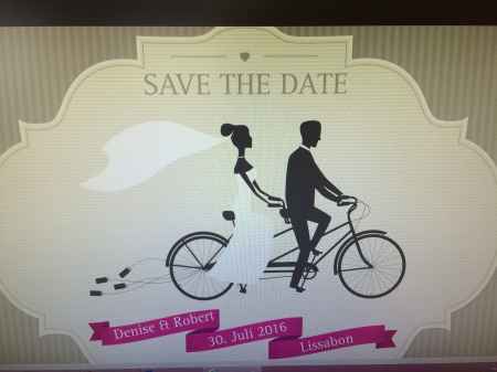 O nosso save the date