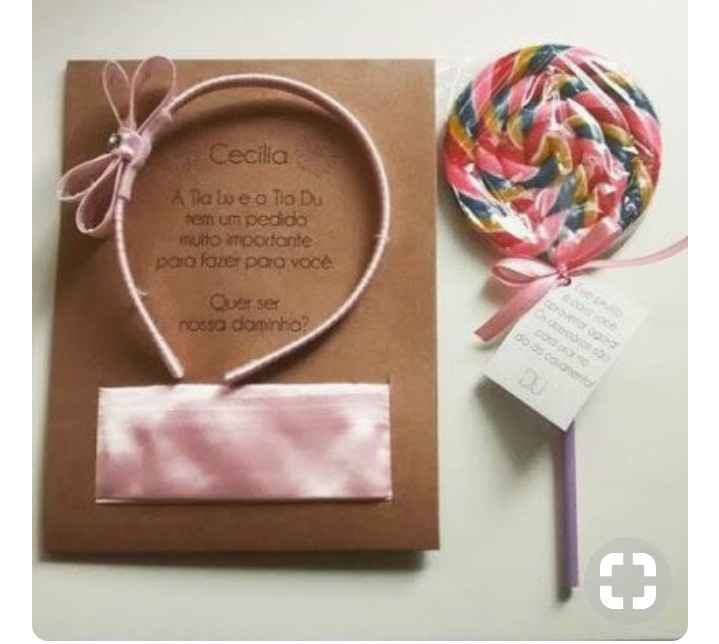  o que vocês vão dar aos pajens e damas??? - 1