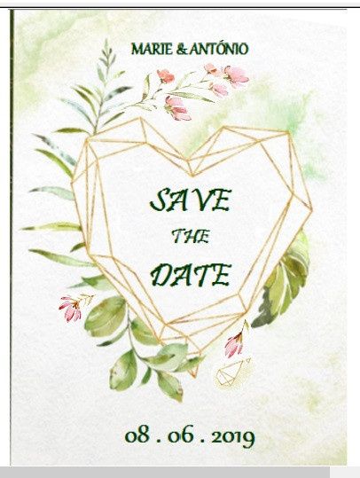 save the date