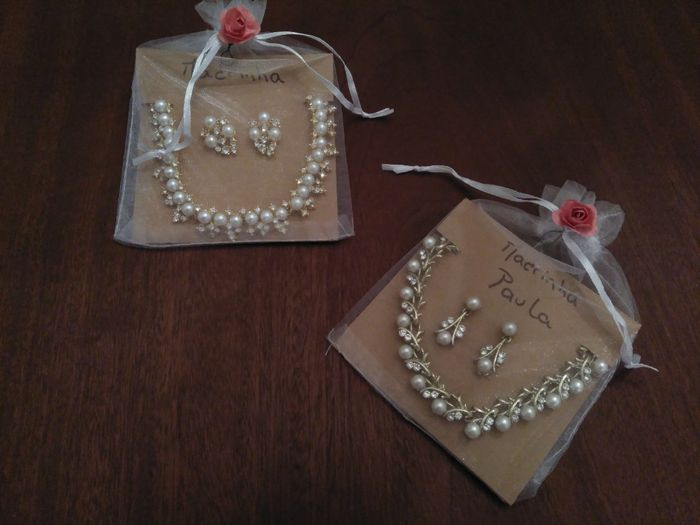 Conjunto de joias para as mandrinhas