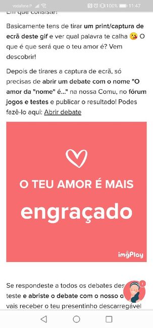 o amor da "nome" é..." - 1