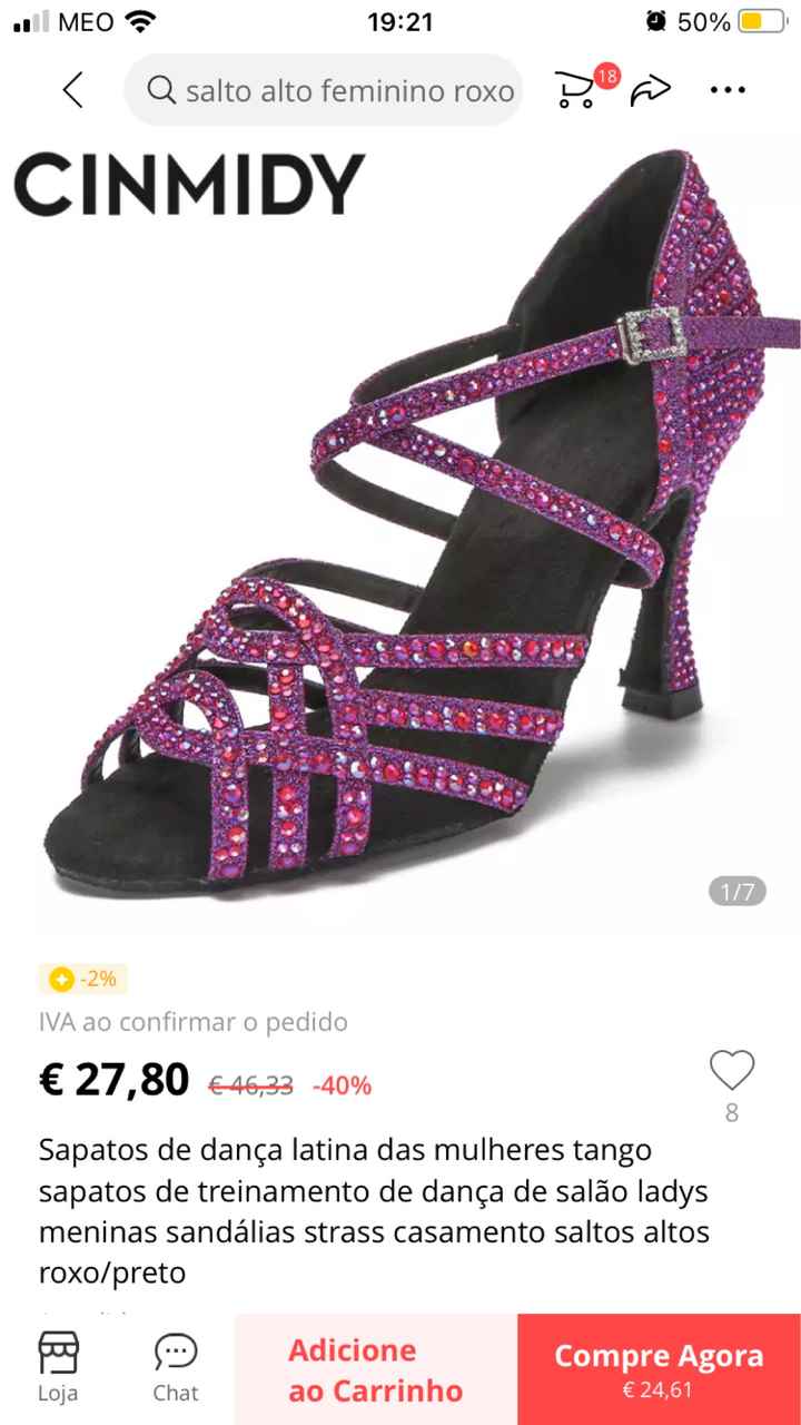 Sapatos confortáveis para dançar, mas bonitos - 1