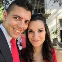 Noivos em outro casamento