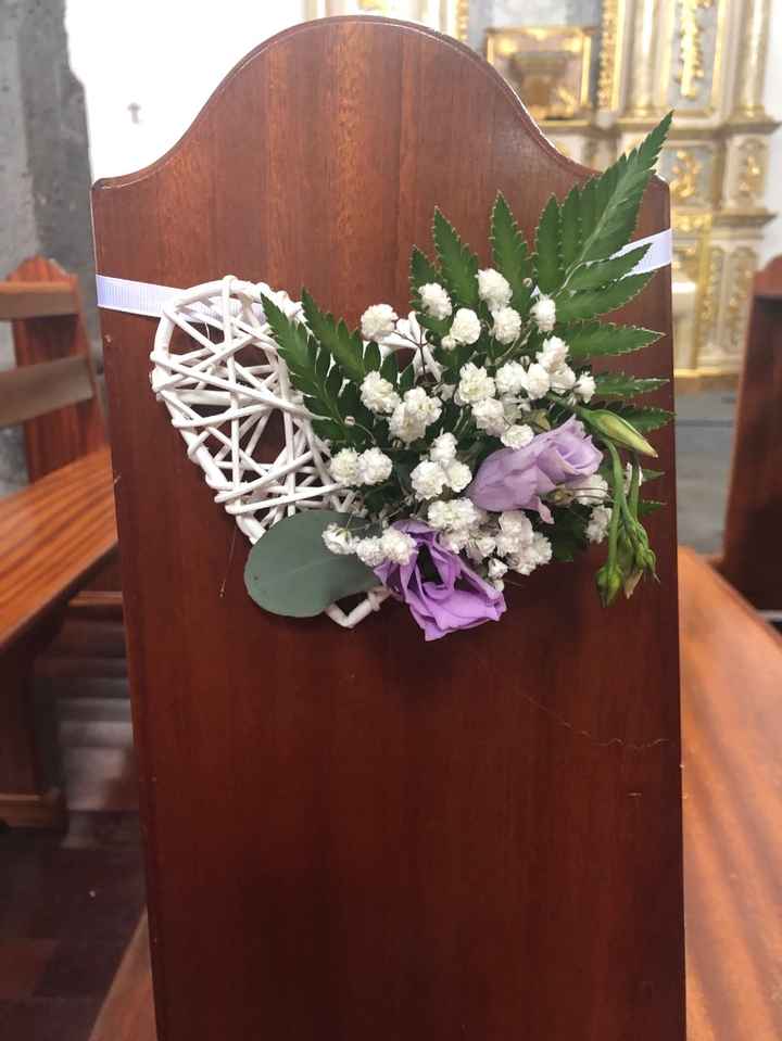Decoração dos bancos da igreja | a minha escolha - 2