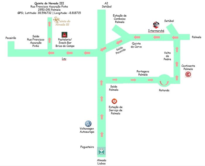 Mapa da Quinta