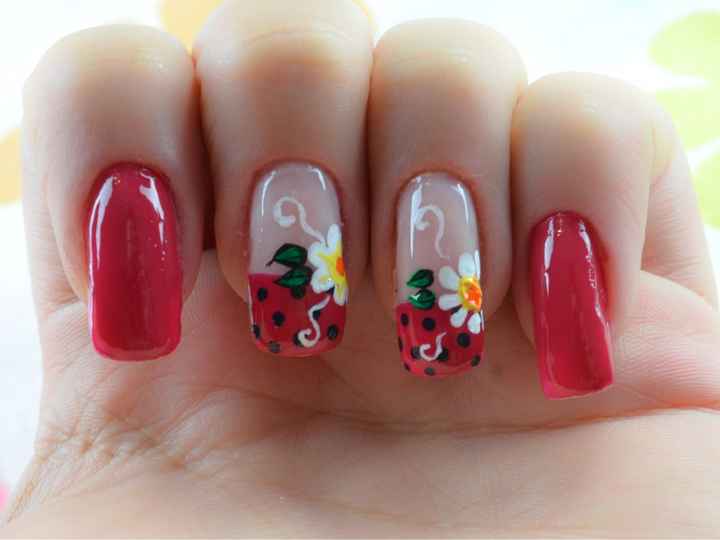 Unhas - inspiração: margaridas! 😀 - 10