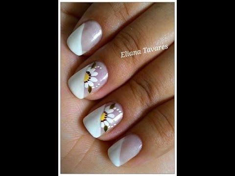 Unhas - inspiração: margaridas! 😀 - 4
