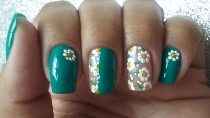 Unhas - inspiração: margaridas! 😀 - 8