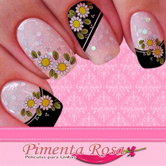 Unhas - inspiração: margaridas! 😀 - 9