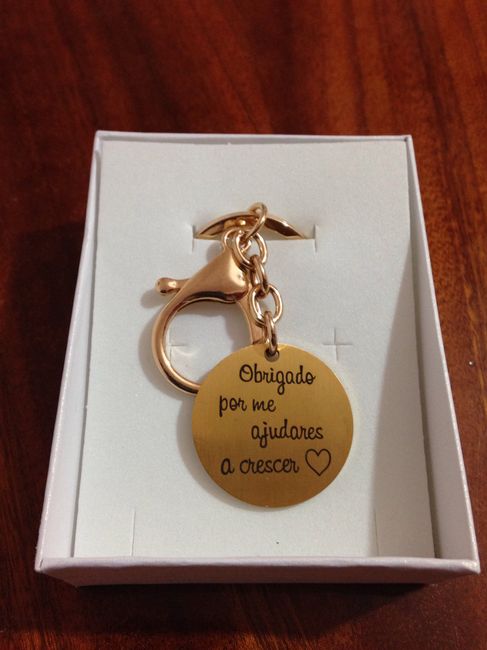  Lembrança pais e padrinhos: check✔️ - 5