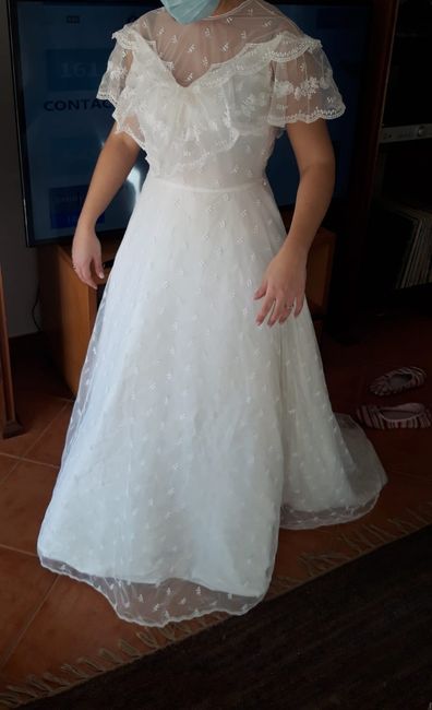 Vestido novo vs Vestido mãe - 1