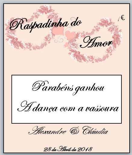 raspadinha do amor