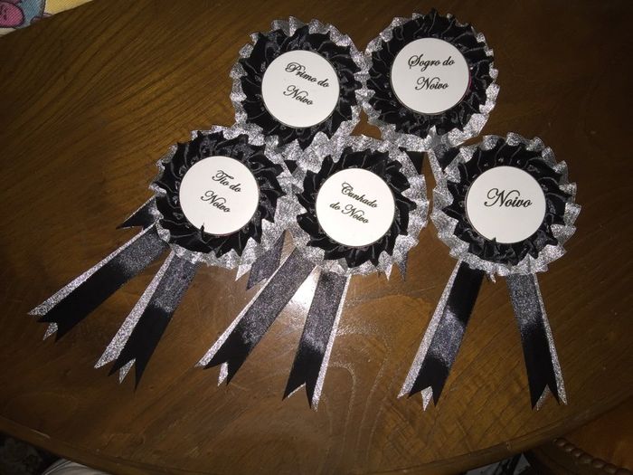 Crachás para a despedida do noivo - 5