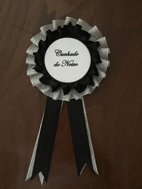 Crachás para a despedida do noivo - 6