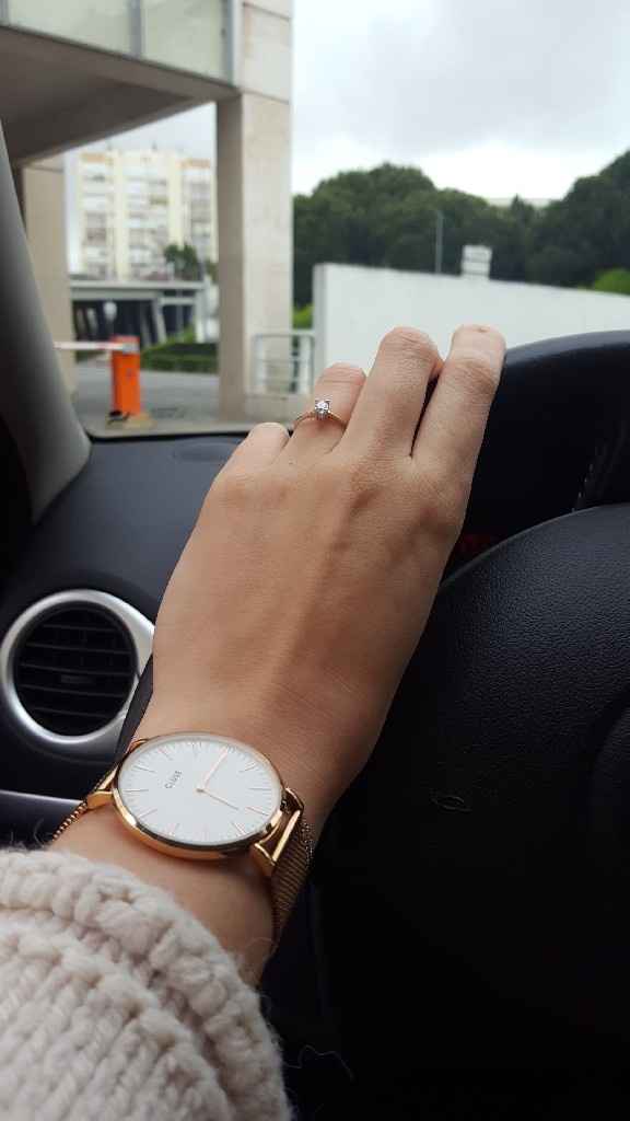 o anel de noivado 💍😍 - 2