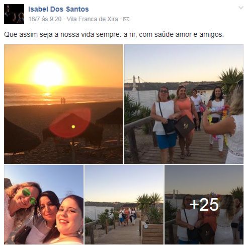As fotos...